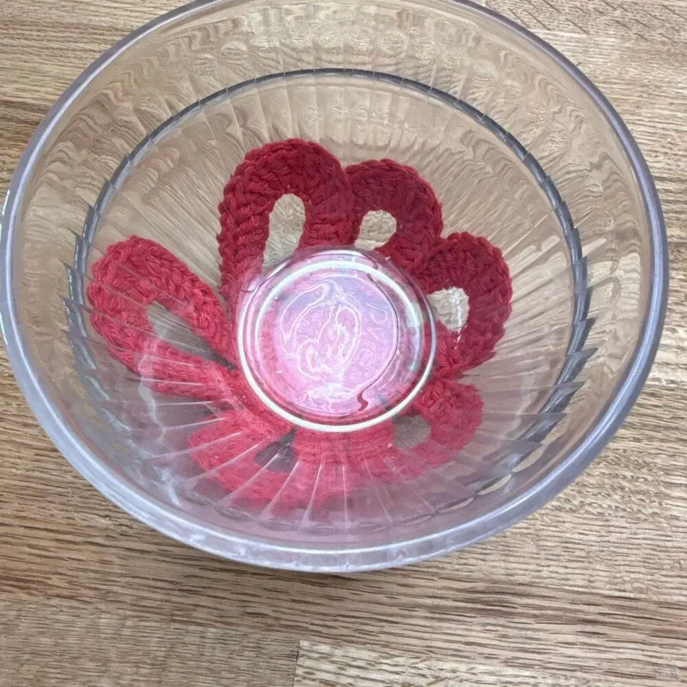 Handmade crochet dish separators - farmhouse cottage core